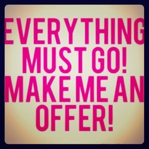 Everything In My Closet Must Go!